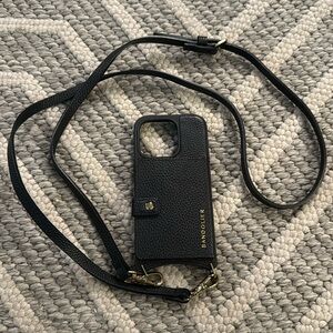 Bandolier, Mila MagSafe, iPhone 14 Pro, Black/Gold